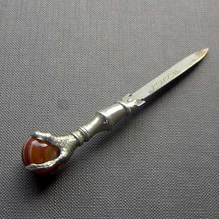 Lesezeichen mit Achat-Murmel