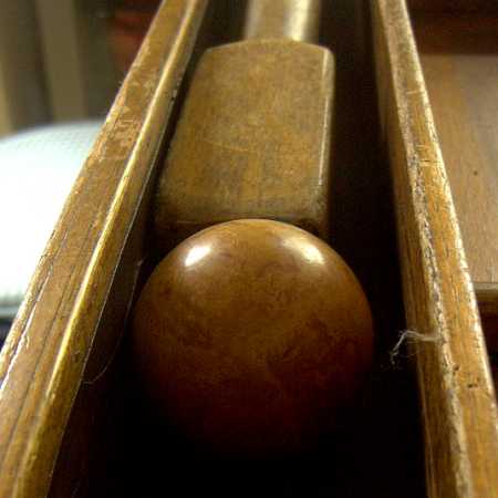 Stoßen mit dem Rola-Stab