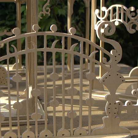 Ausschnitt Laubsägen-Kugelbahn