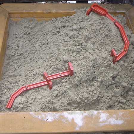 Aufgebaute MENTOR-Kugelbahn Nr. 1