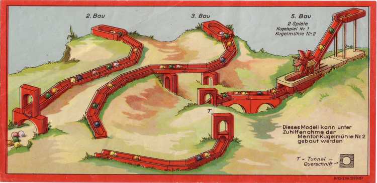 Bauvorlage für Mentor Kugelspiel