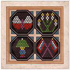 Vorlagenblatt für Kugelmosaik