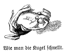 Wie man die Kugel schnellt