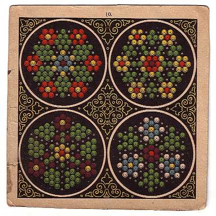 Vorlagenblatt für Kugelmosaik