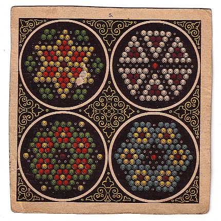 Vorlagenblatt für Kugelmosaik