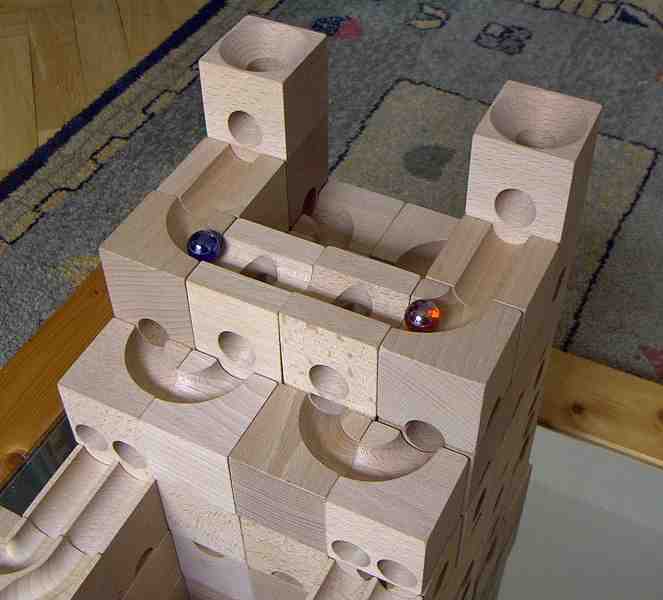 Ausschnitt einer cuboro-Bahn