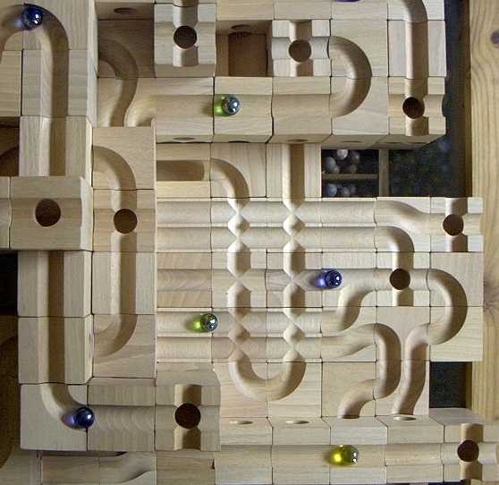 Ausschnitt einer cuboro-Bahn