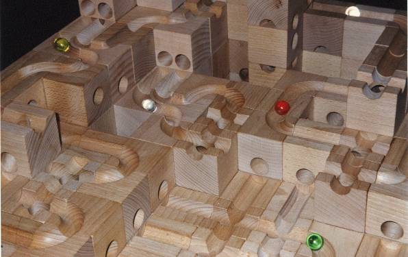 Ausschnitt einer cuboro-Bahn