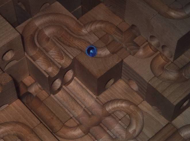 Ausschnitt einer cuboro-Bahn