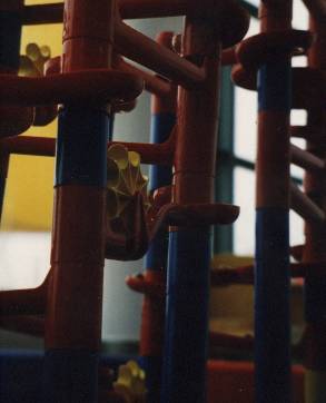 Kunststoff-Murmelbahn