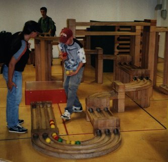 Holzkugelbahn