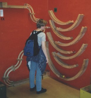 Holzkugelbahn
