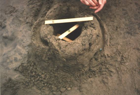 Sandmurmelbahn