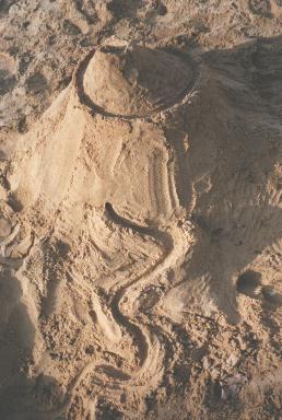 Sandmurmelbahn